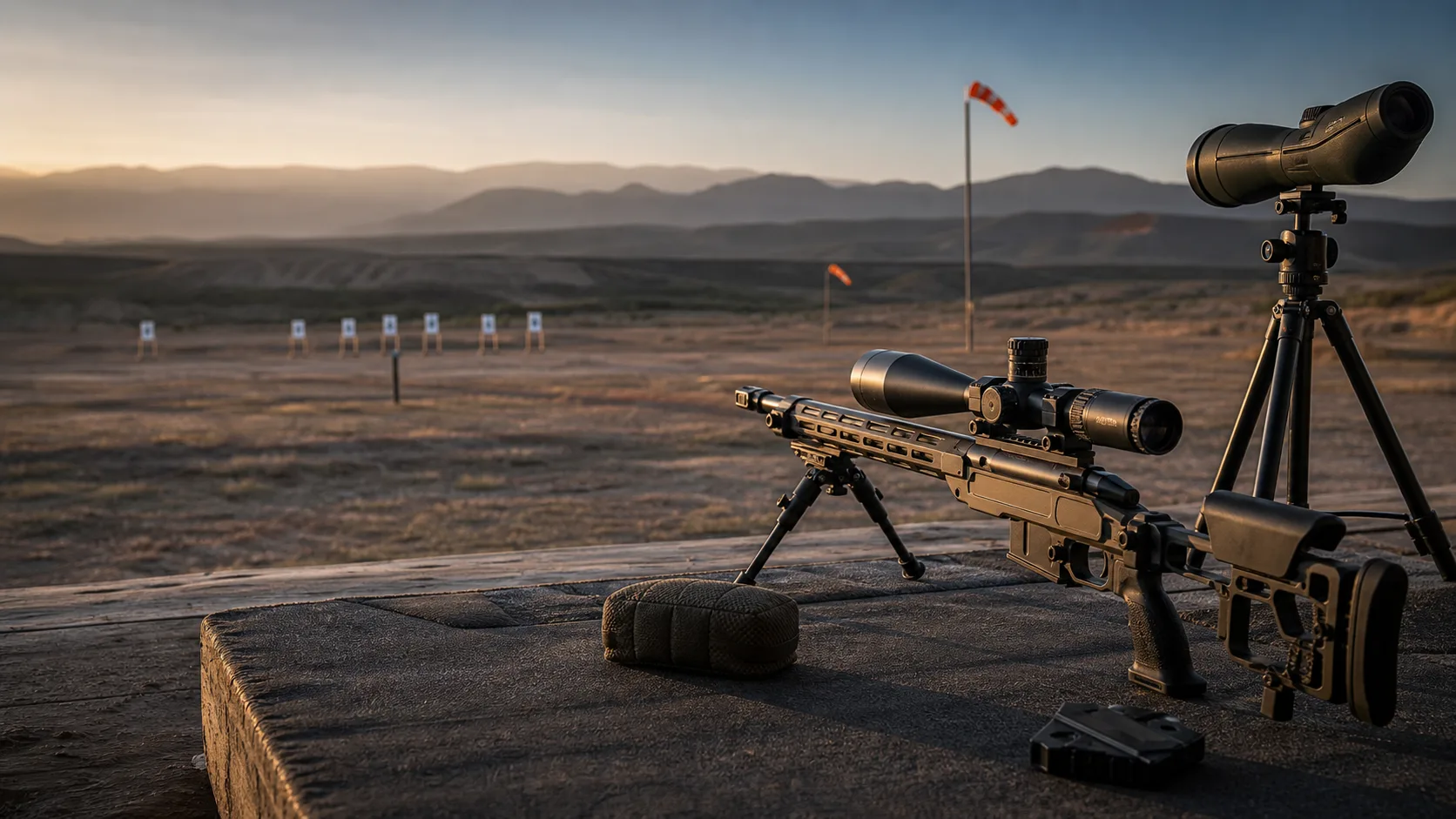 Campo abierto de precision rifle en Valle Claro